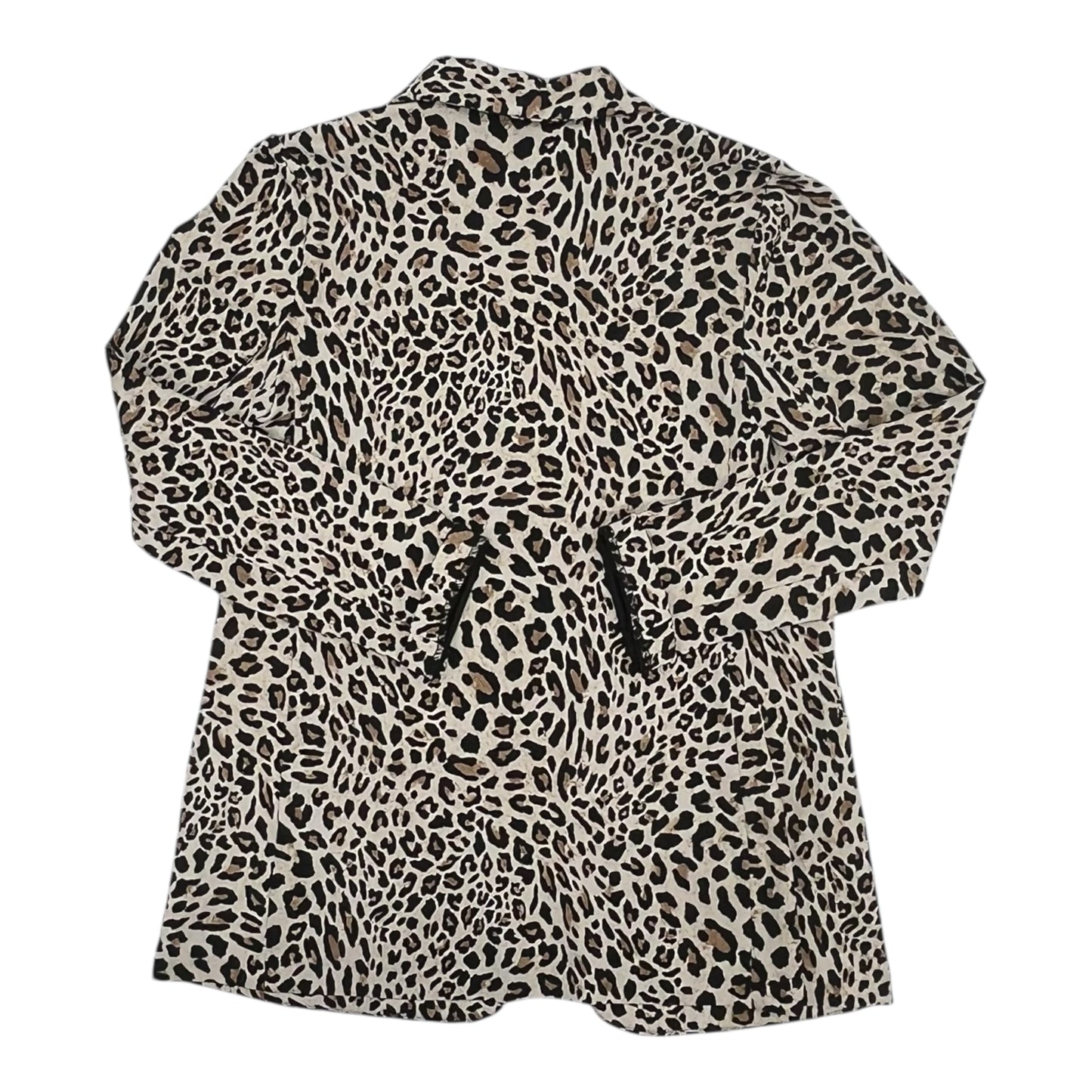 Blazer By Susan Graver In Animal Print, Size:S