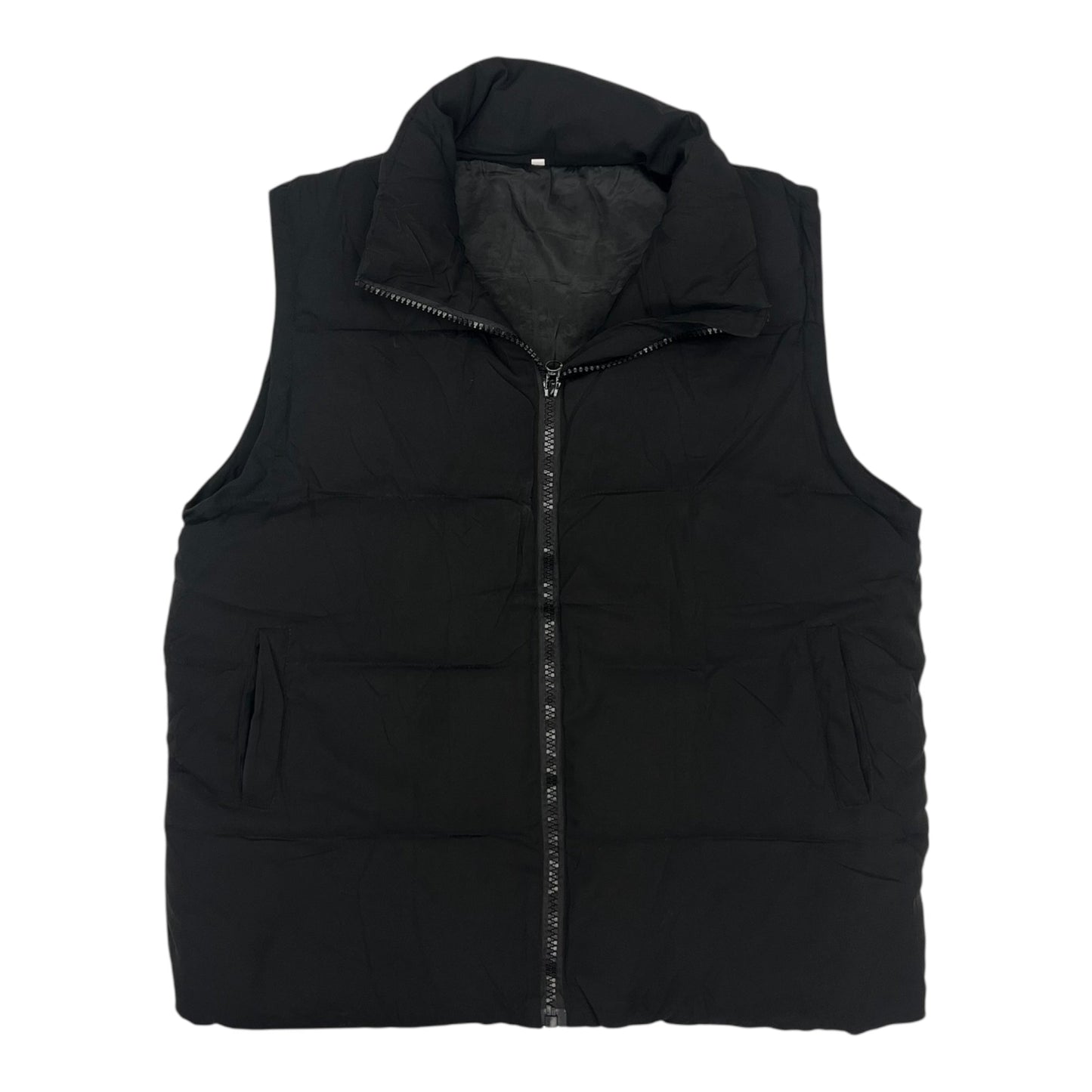 Vest Puffer & Quilted By Clothes Mentor In Black, Size:L