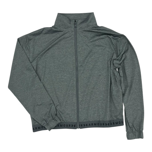 Athletic Jacket By Under Armour In Grey, Size:L