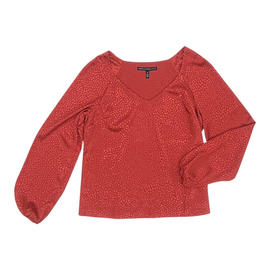 Blouse Ls By White House Black Market In Orange, Size:M