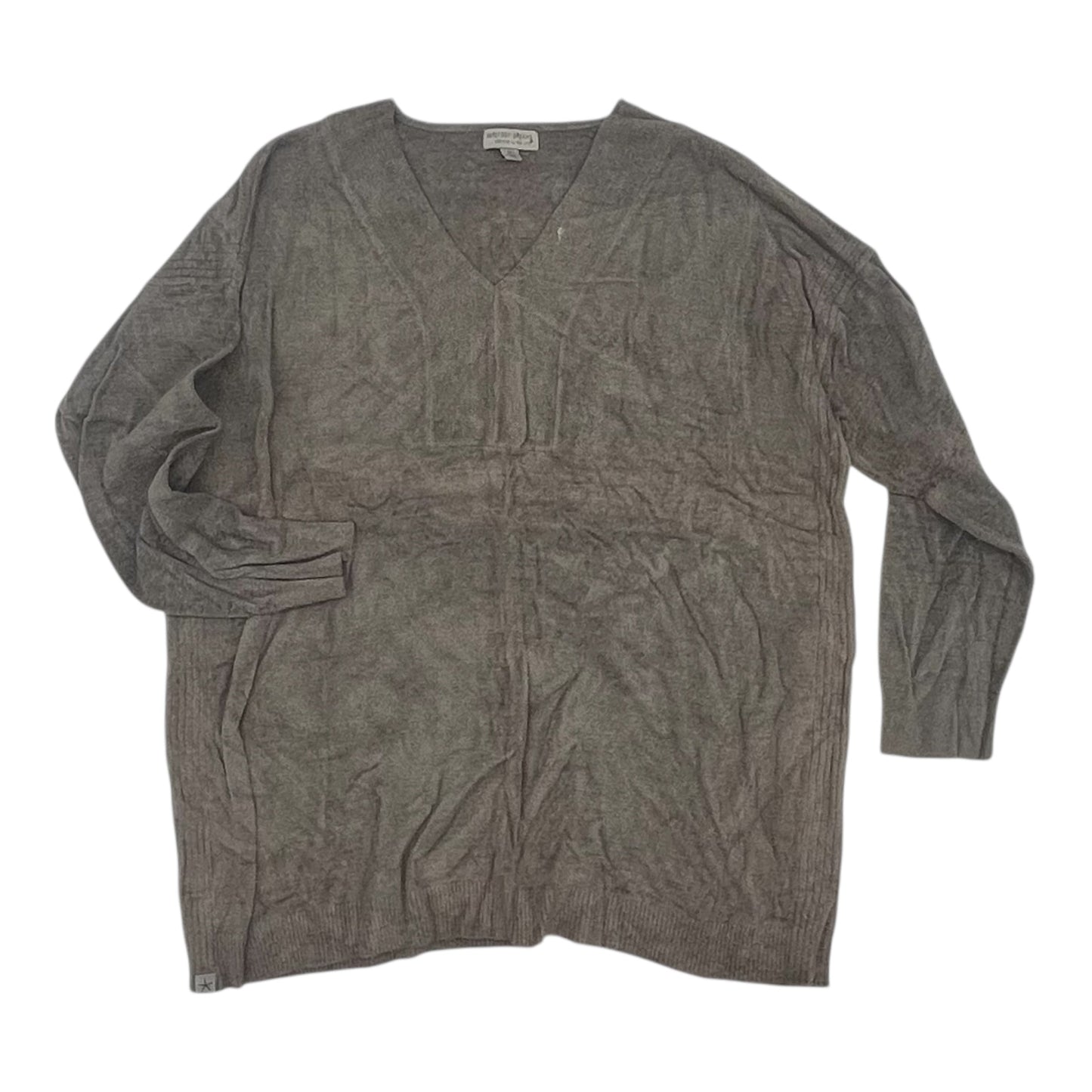 Sweater By Barefoot Dreams In Grey, Size:2X