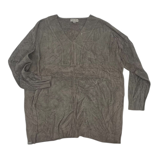 Sweater By Barefoot Dreams In Grey, Size:2X