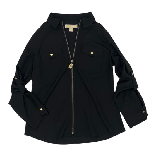 Blouse Designer By Michael Kors In Black, Size:M