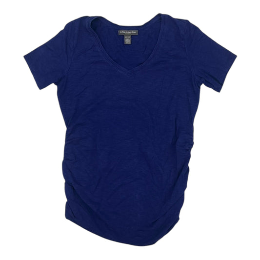 Mat Top Ss By A Pea In The Pod In Blue, Size:S