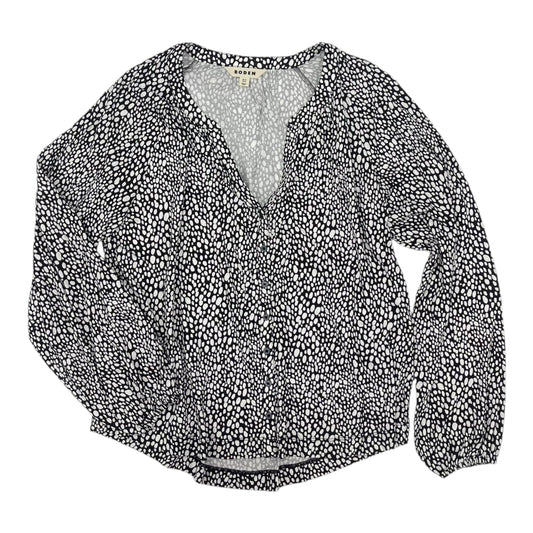 Top Ls By Boden In Black & White, Size:L