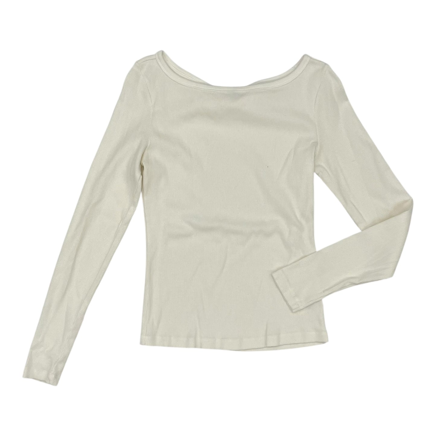 Top Ls Basic By Universal Thread In White, Size:M