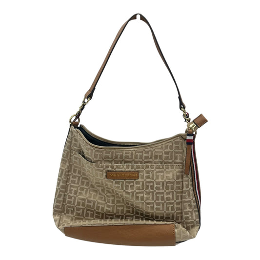 Handbag By Tommy Hilfiger In Tan, Size:Medium