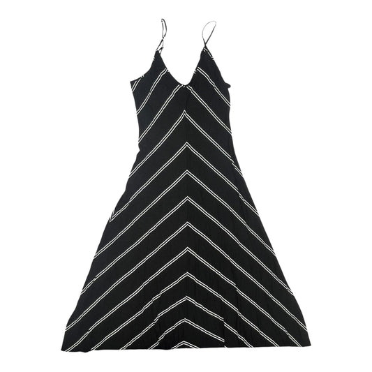 Dress Casual Maxi By Loft In Black & White, Size:S