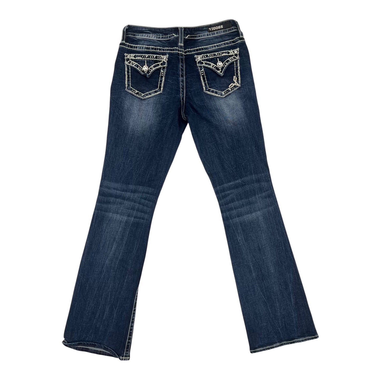 JEANS BOOT CUT by VIGOSS in BLUE DENIM, Size:4