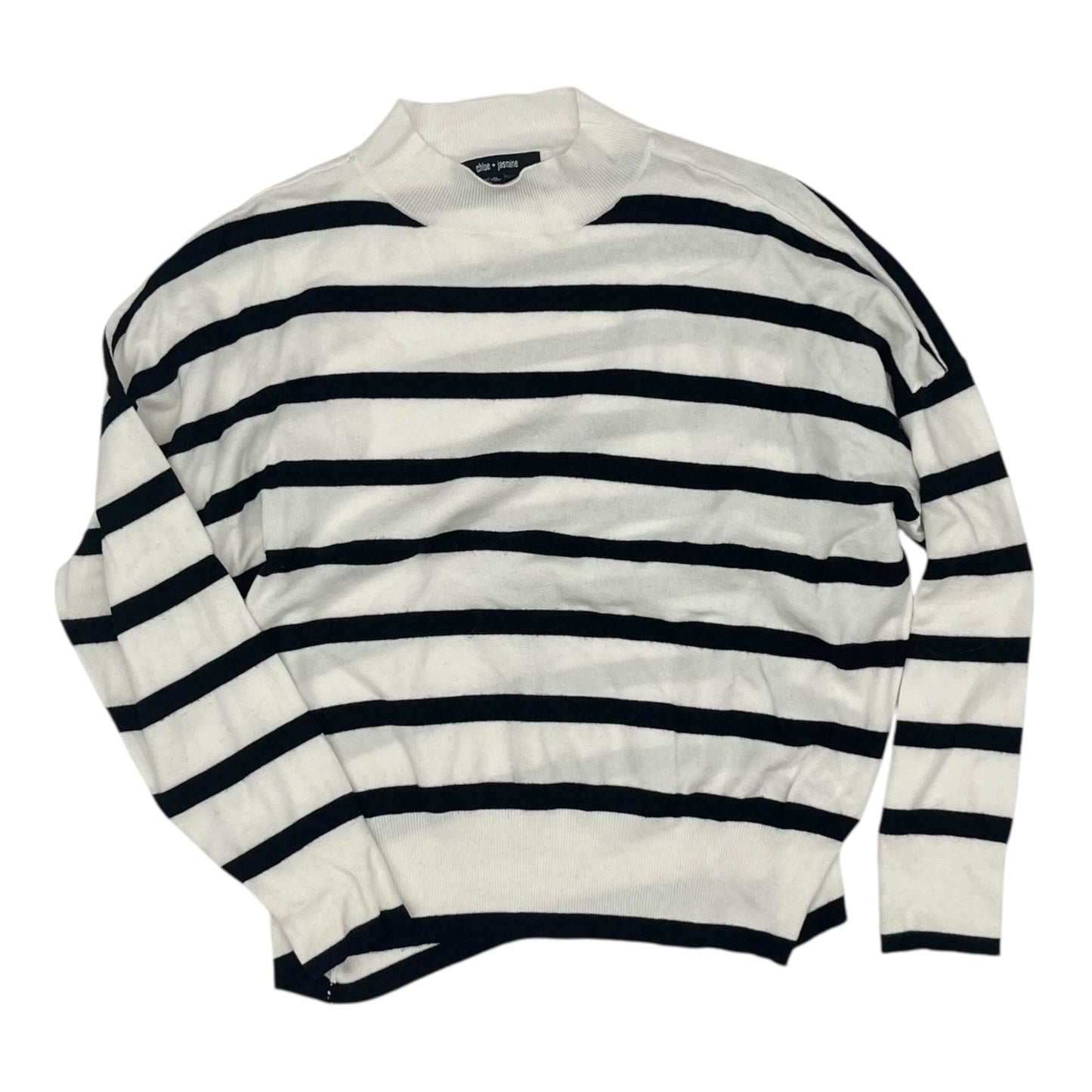 Sweater By Clothes Mentor In Black & Cream, Size:Xl