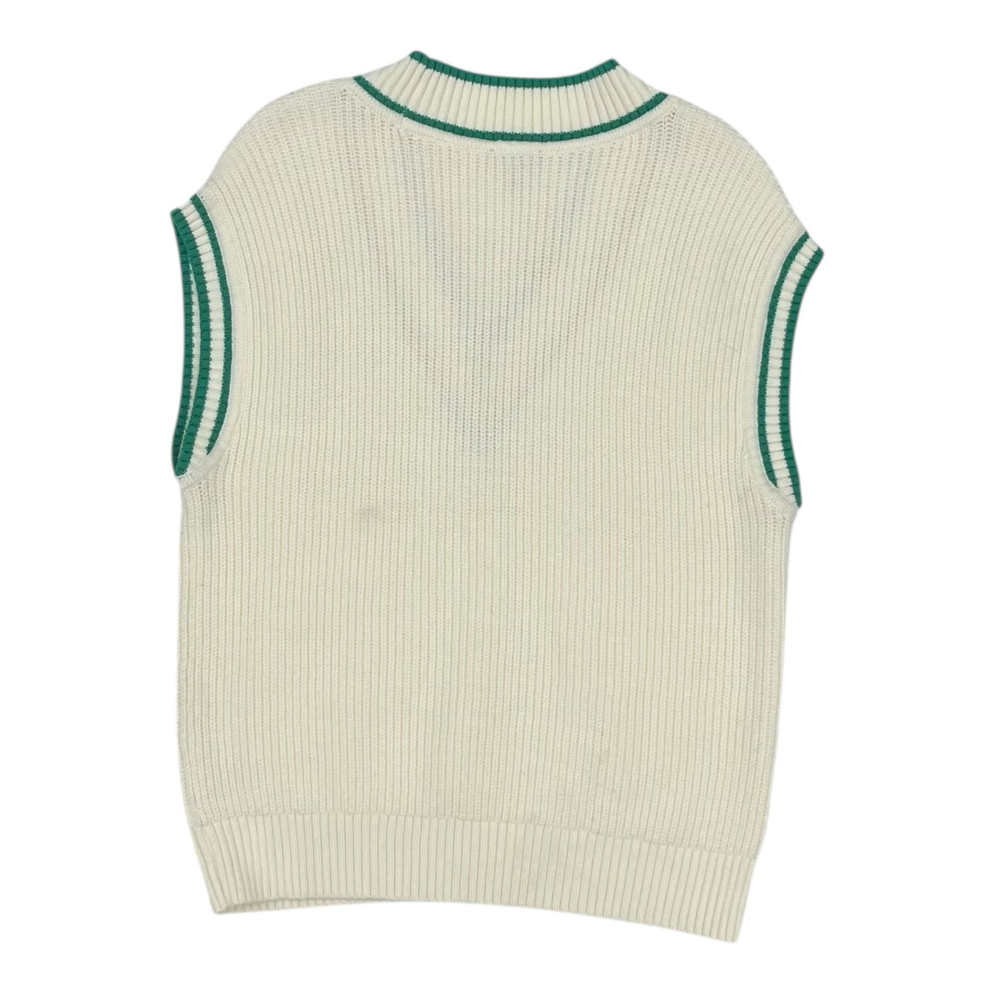 Vest Sweater By Talbots In Cream, Size:S