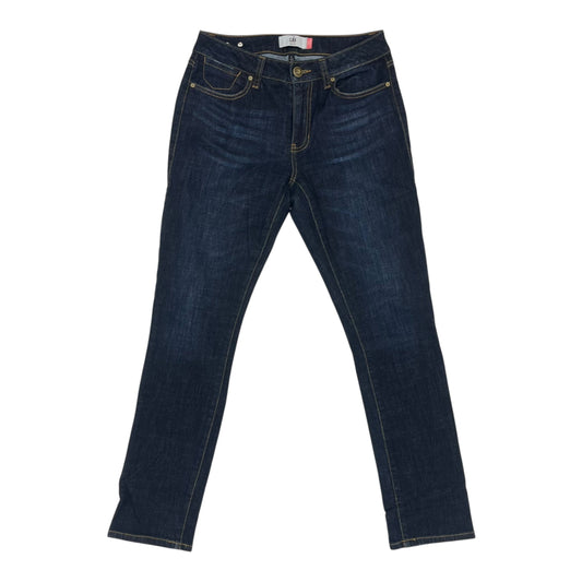 Jeans Straight By Cabi In Blue Denim, Size:4