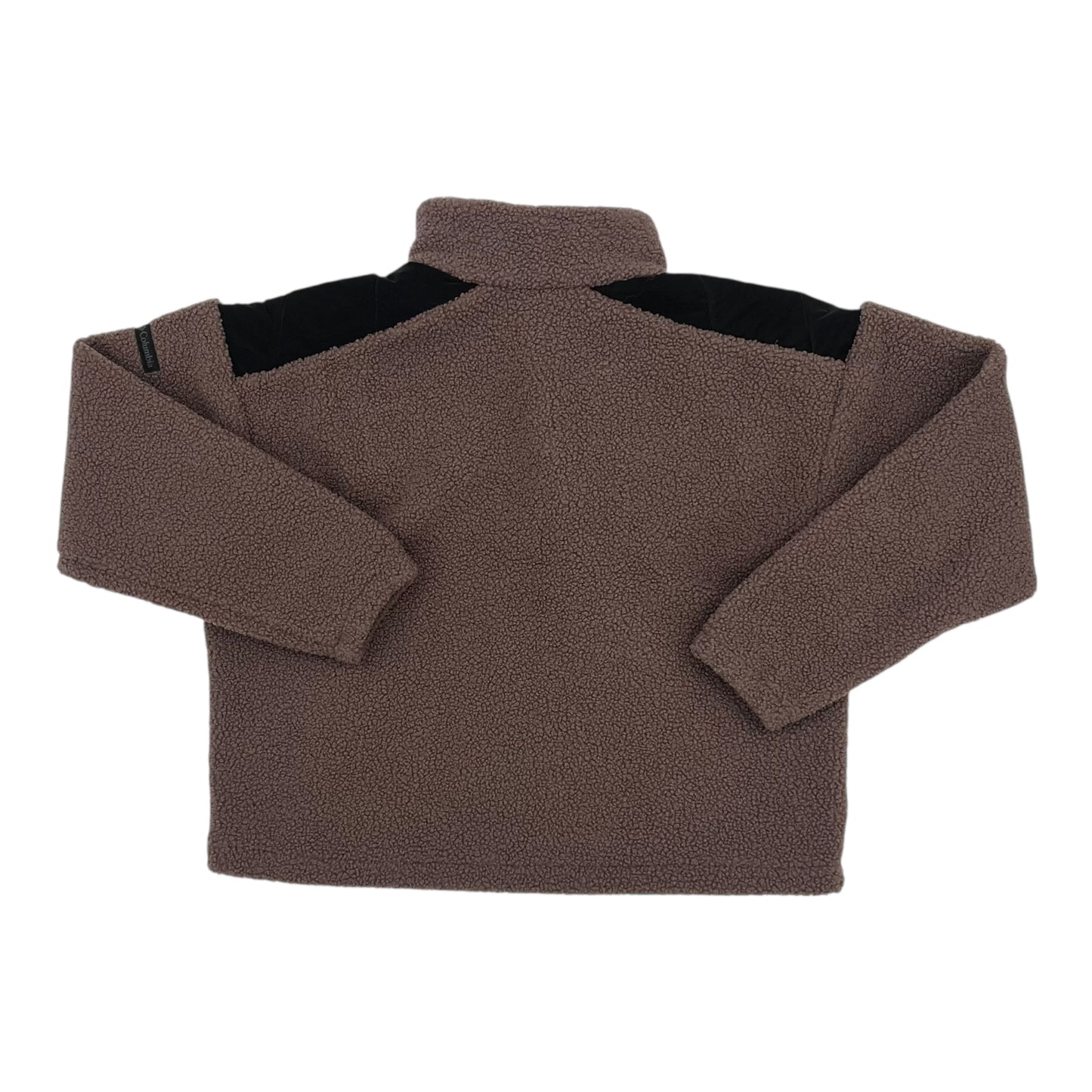 Athletic Jacket By Columbia In Black & Brown, Size:L