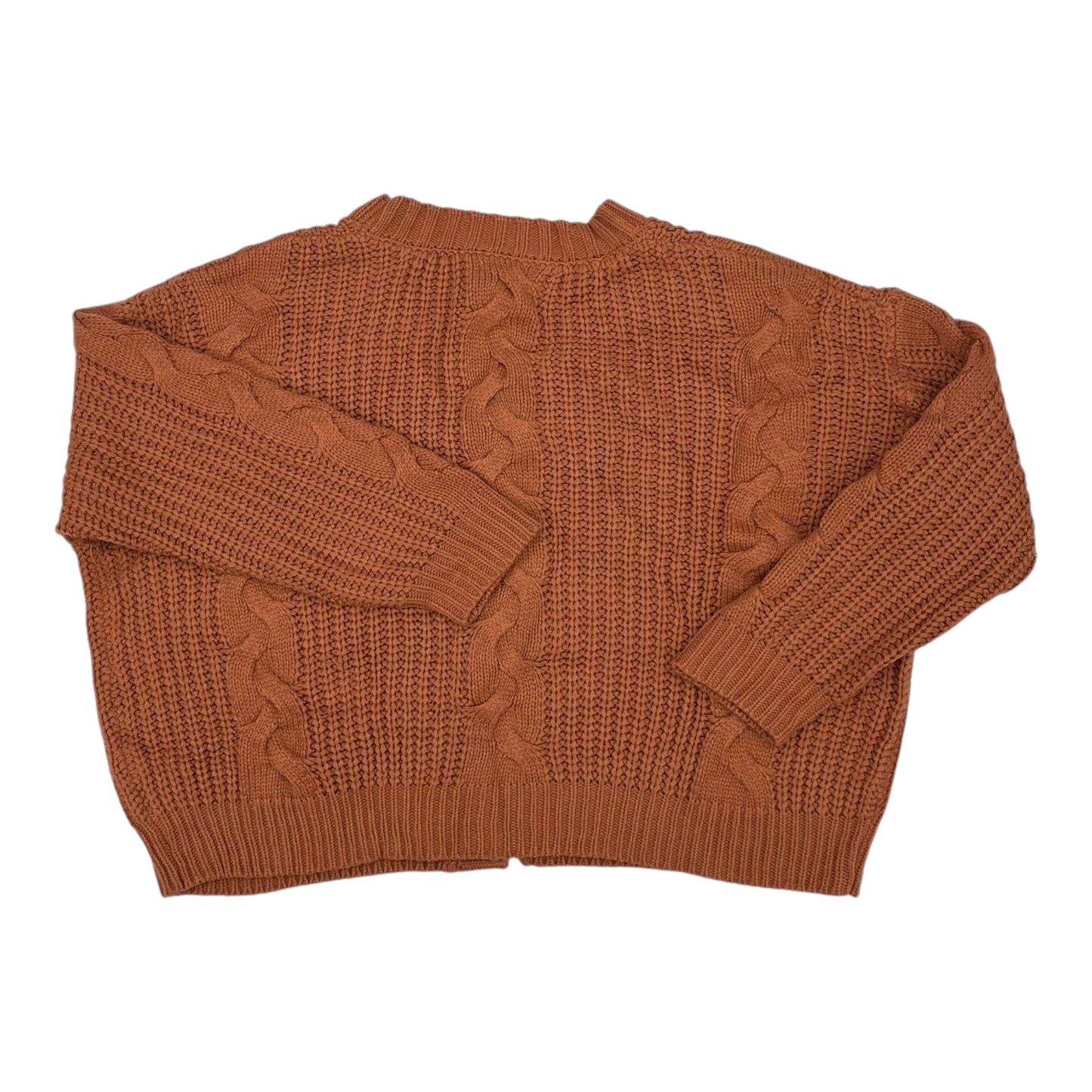 Sweater Cardigan By Miami In Orange, Size:Xl