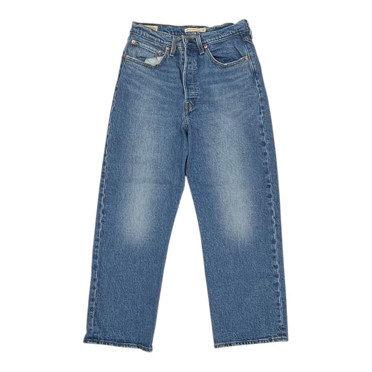 Jeans Straight By Levis In Blue Denim, Size:10