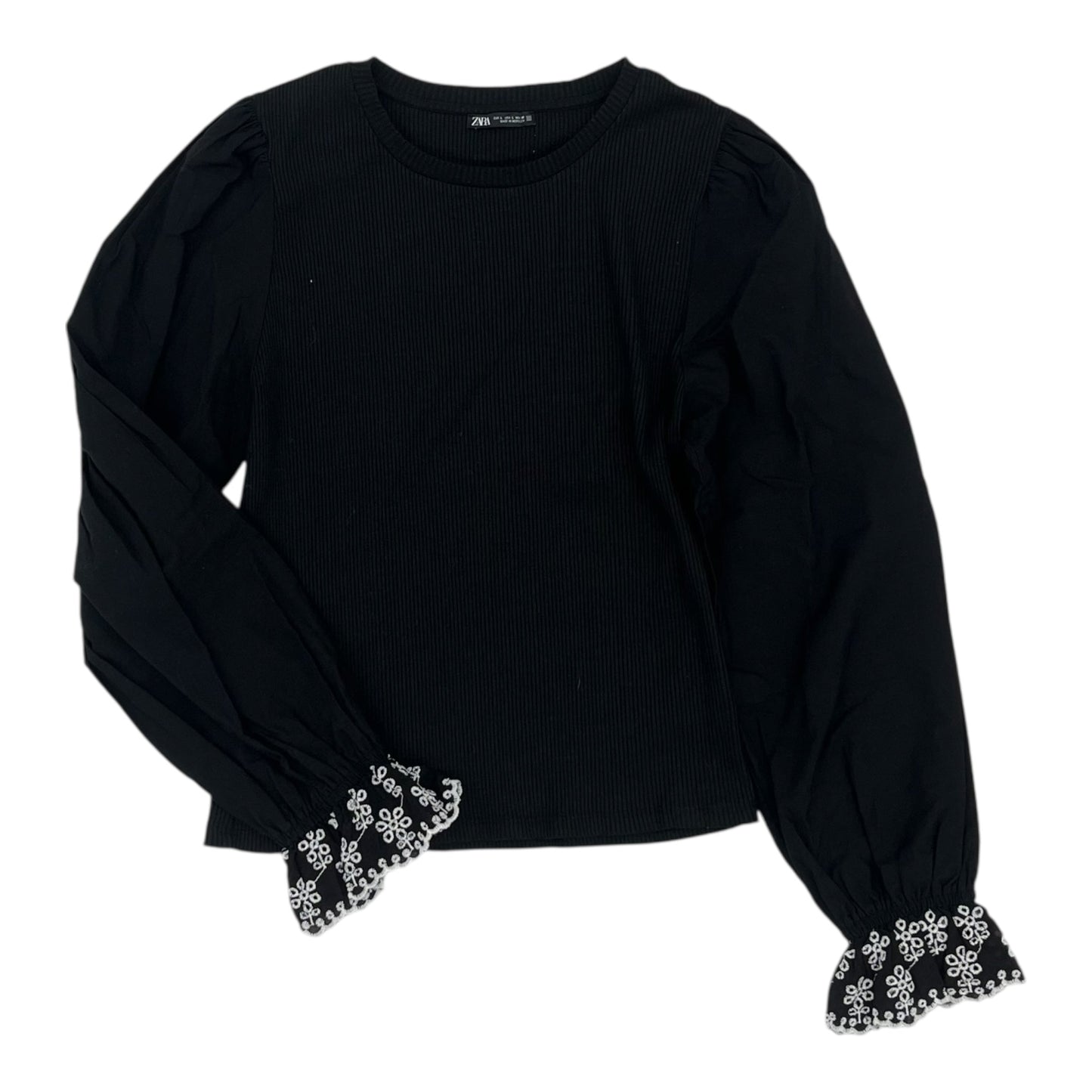 Top Ls By Zara In Black, Size:L