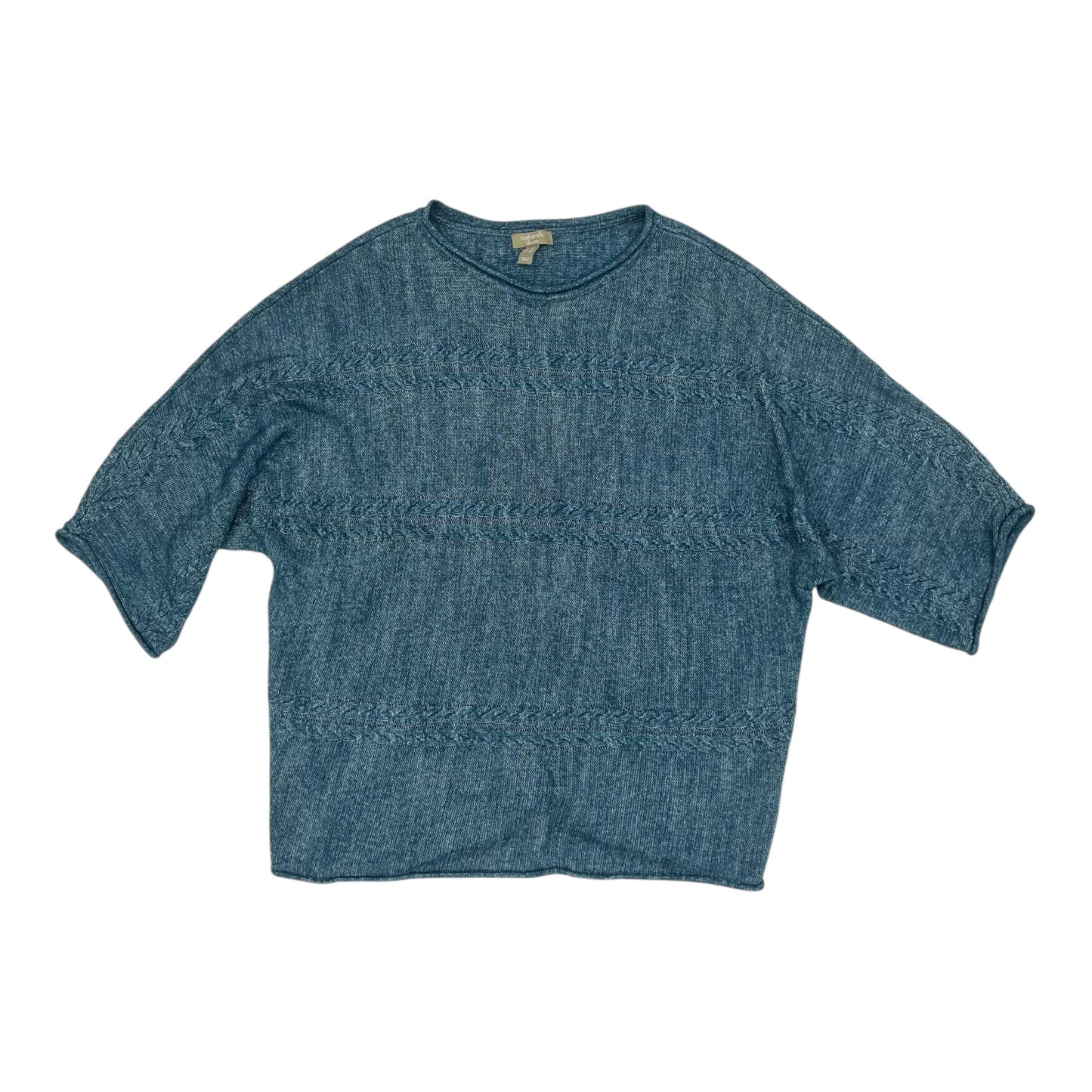 Sweater By D&Co. In Teal, Size:1X