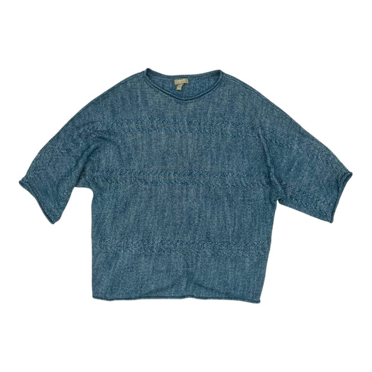 Sweater By D&Co. In Teal, Size:1X