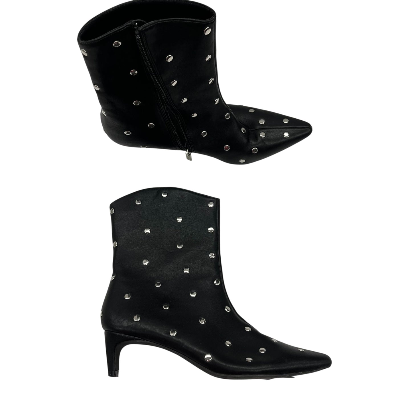 Boots Ankle Heels By New York And Co In Black, Size:8