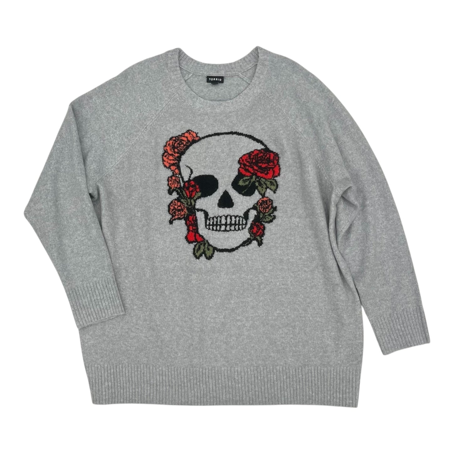 Sweater By Torrid In Grey, Size:2X