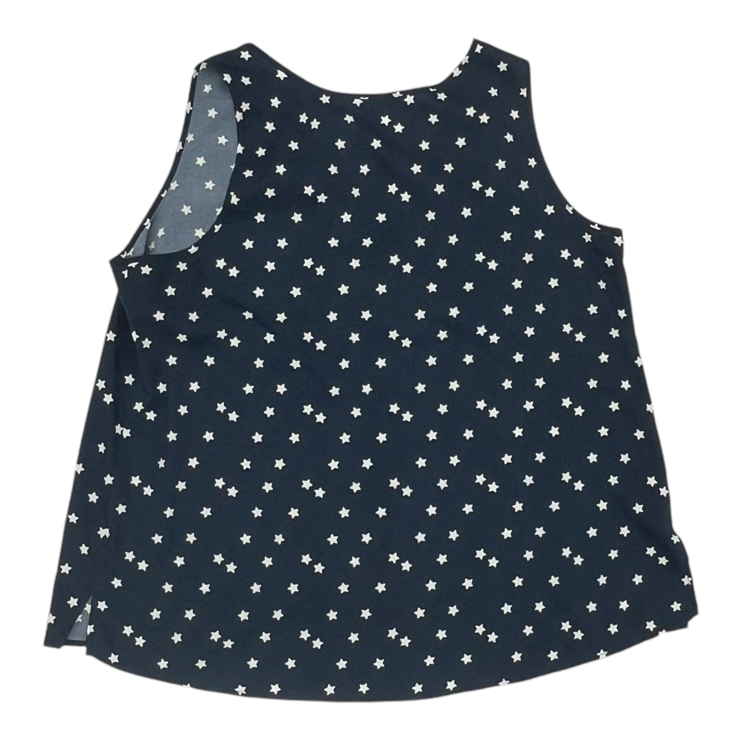 Blouse Sleeveless By Clothes Mentor In Blue, Size:Xl