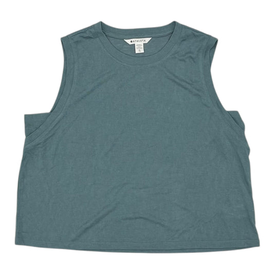 Athletic Tank Top By Athleta In Green, Size:Xl
