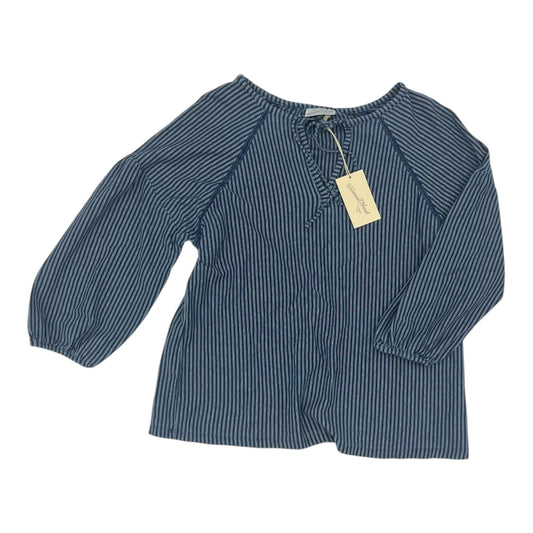 Top 3/4 Sleeve By Universal Thread In Blue, Size:S