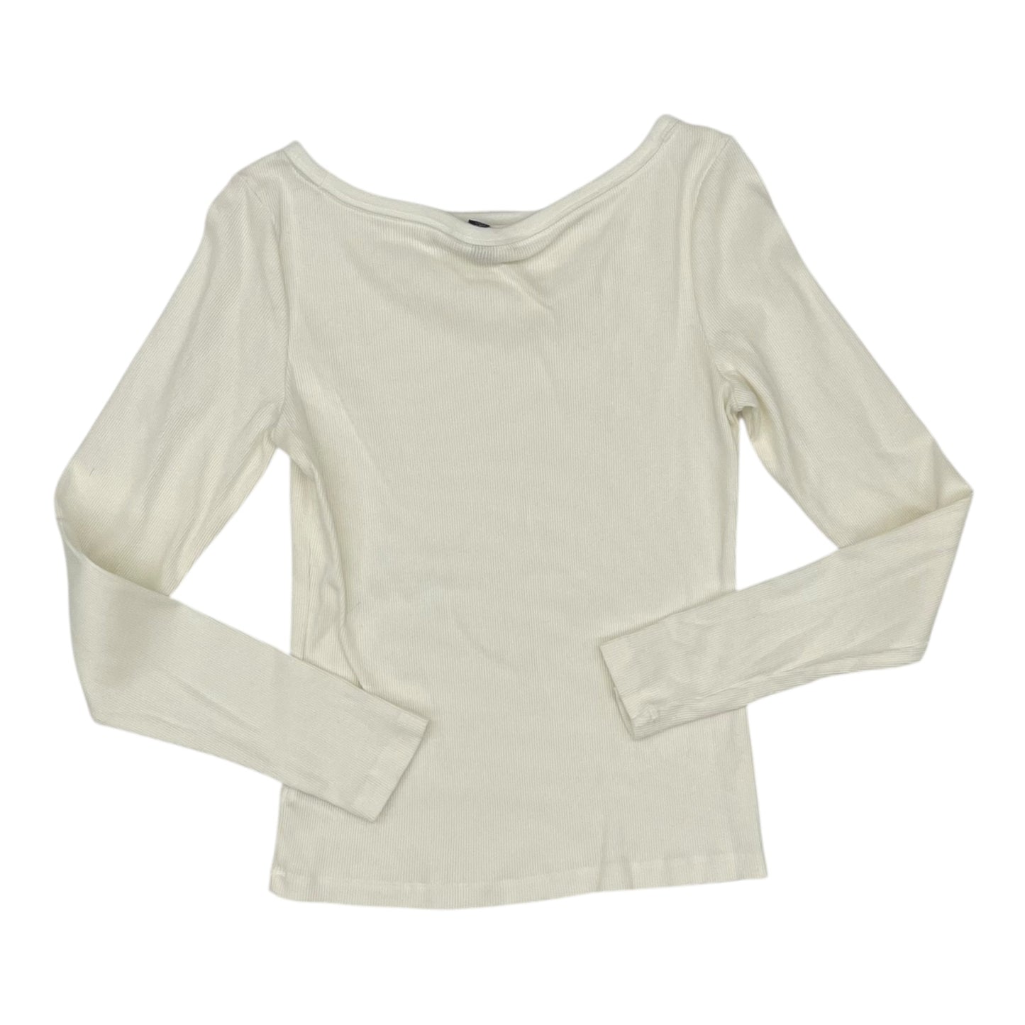 Top Ls Basic By Universal Thread In White, Size:M