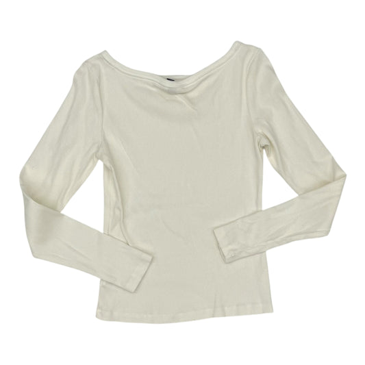 Top Ls Basic By Universal Thread In White, Size:M
