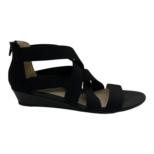 Sandals Heels Wedge By Life Stride In Black, Size:8