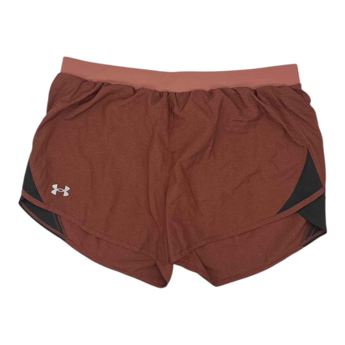 Athletic Shorts By Under Armour In Orange, Size:L