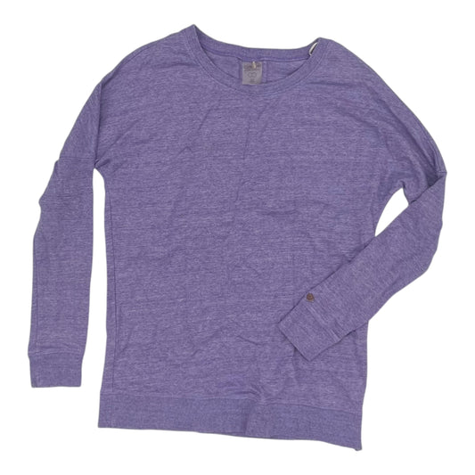 Athletic Top Ls Crewneck By Calia In Purple, Size:Xs