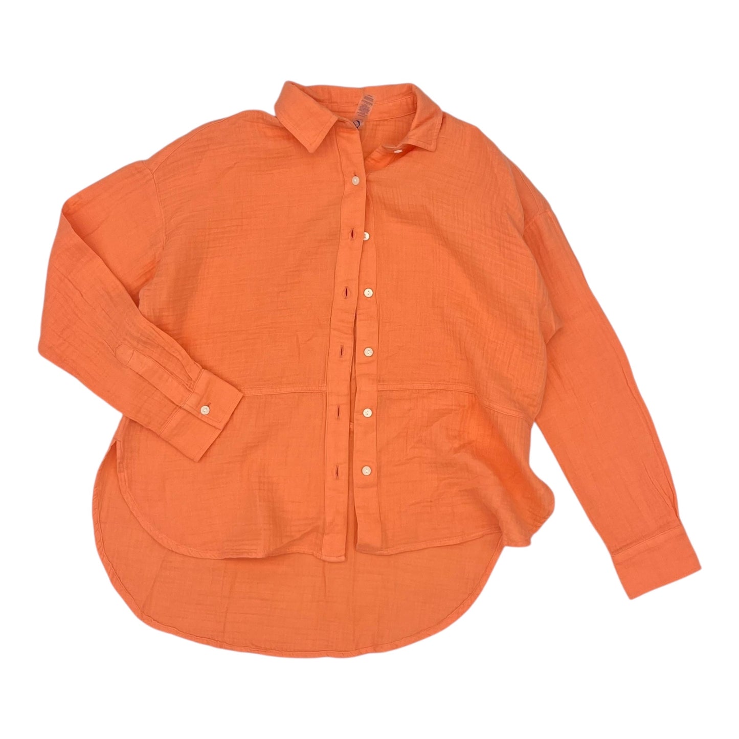 TOP LS by LOU AND GREY in ORANGE, Size:S