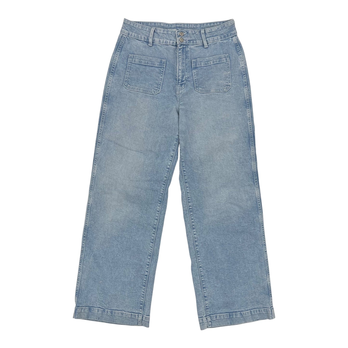 Jeans Wide Leg By Old Navy In Blue Denim, Size:12