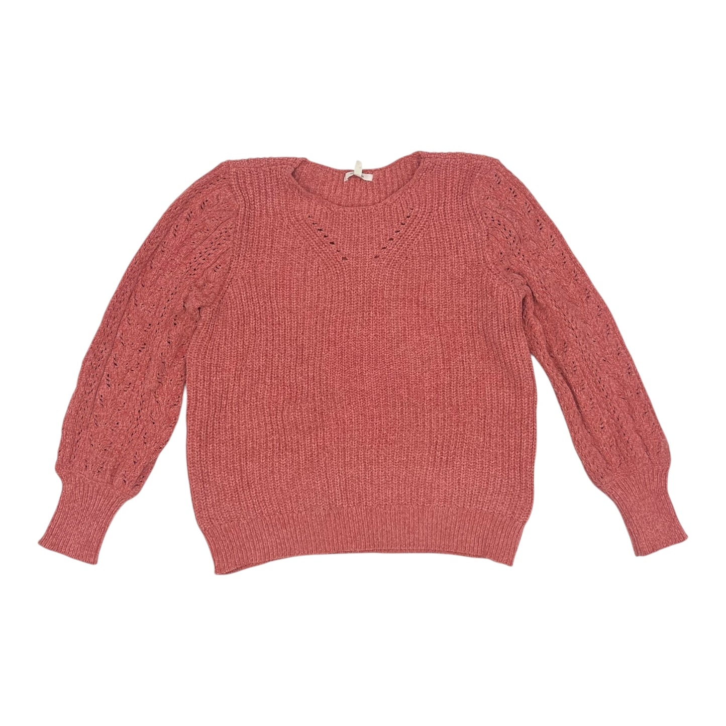 Sweater By Maurices In Coral, Size:L
