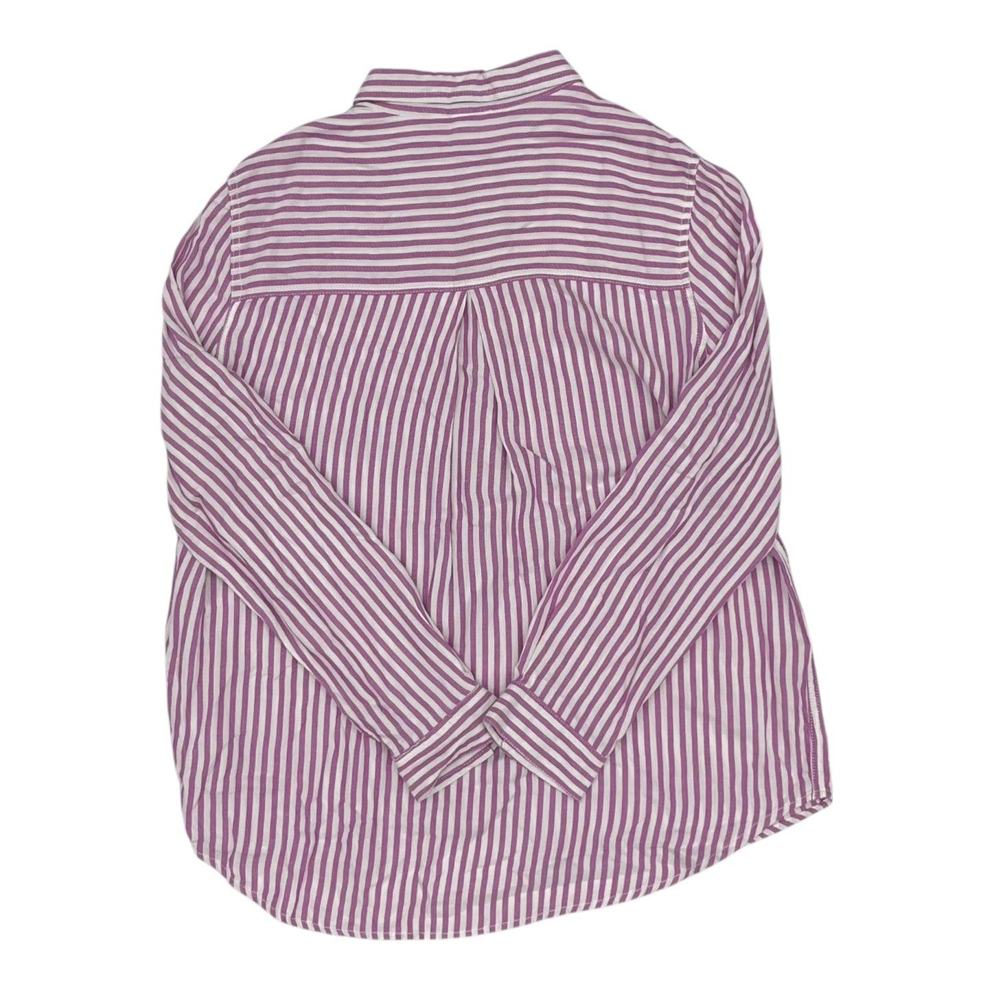 Top Ls By Beachlunchlounge In Purple & White, Size:L