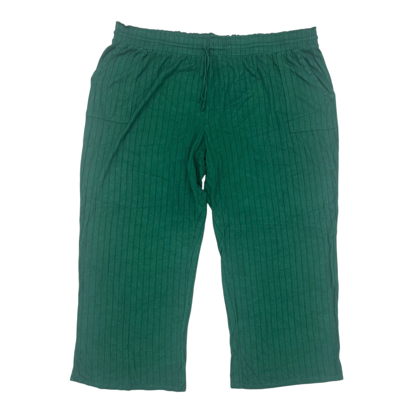 Pajama Pants By Stars Above In Green, Size:3X