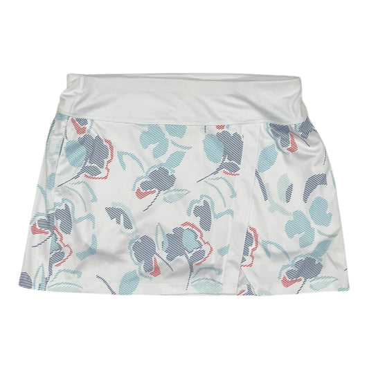 Athletic Skirt By Clothes Mentor In White, Size:L