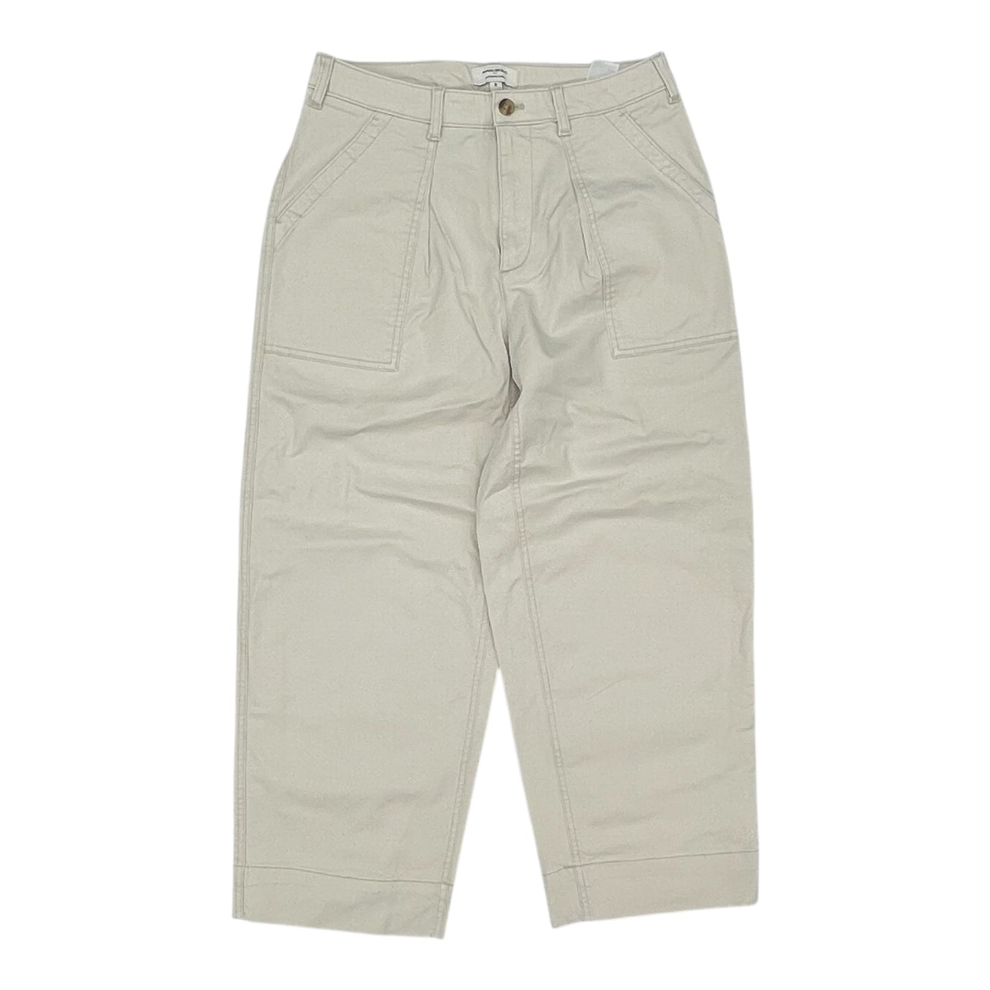 Pants Wide Leg By Banana Republic In Cream, Size:6