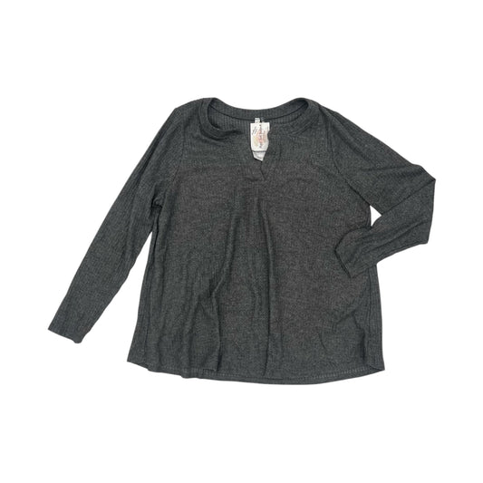 Top Ls By Dear Scarlett In Grey, Size:2X