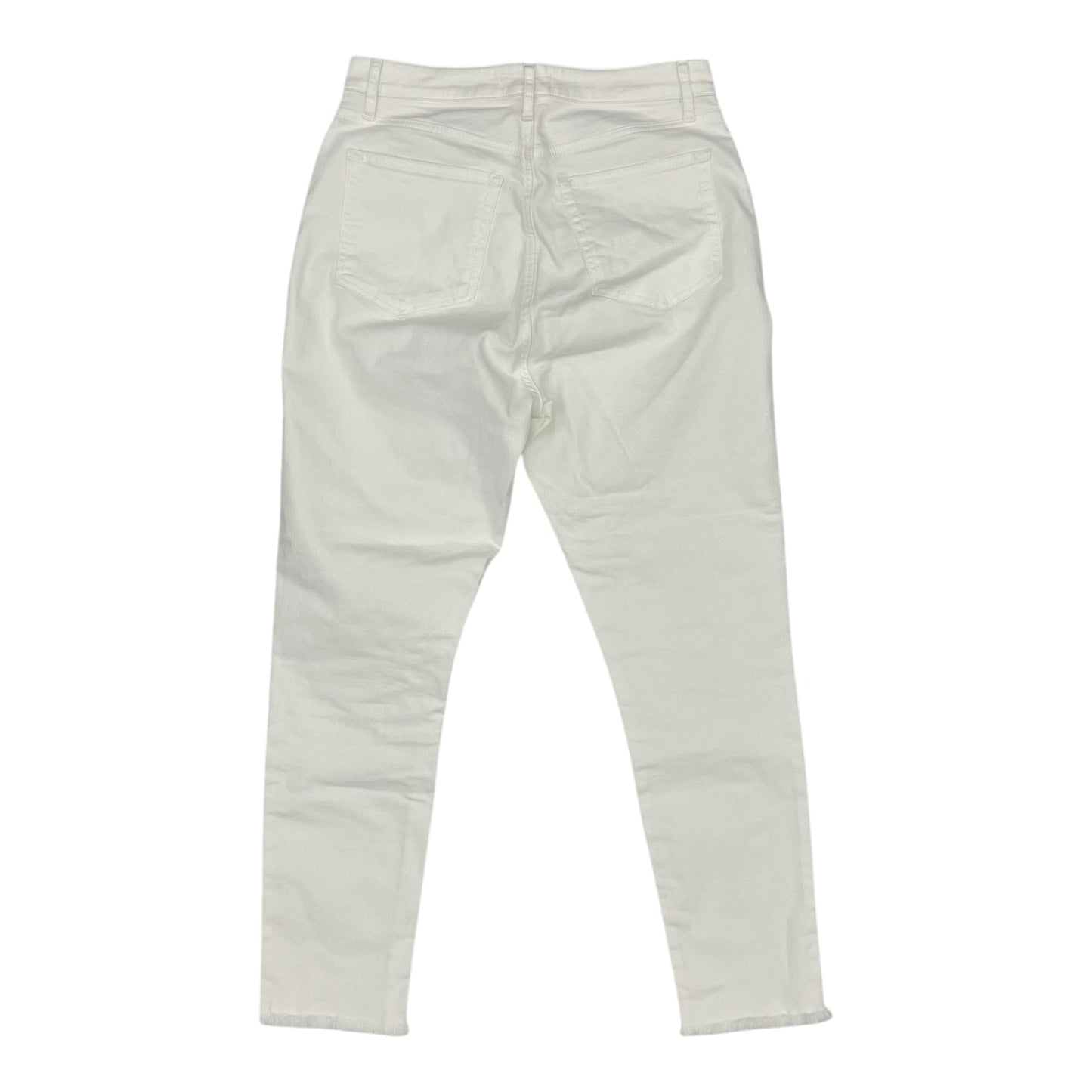 Jeans Skinny By Loft In Cream Denim, Size:6