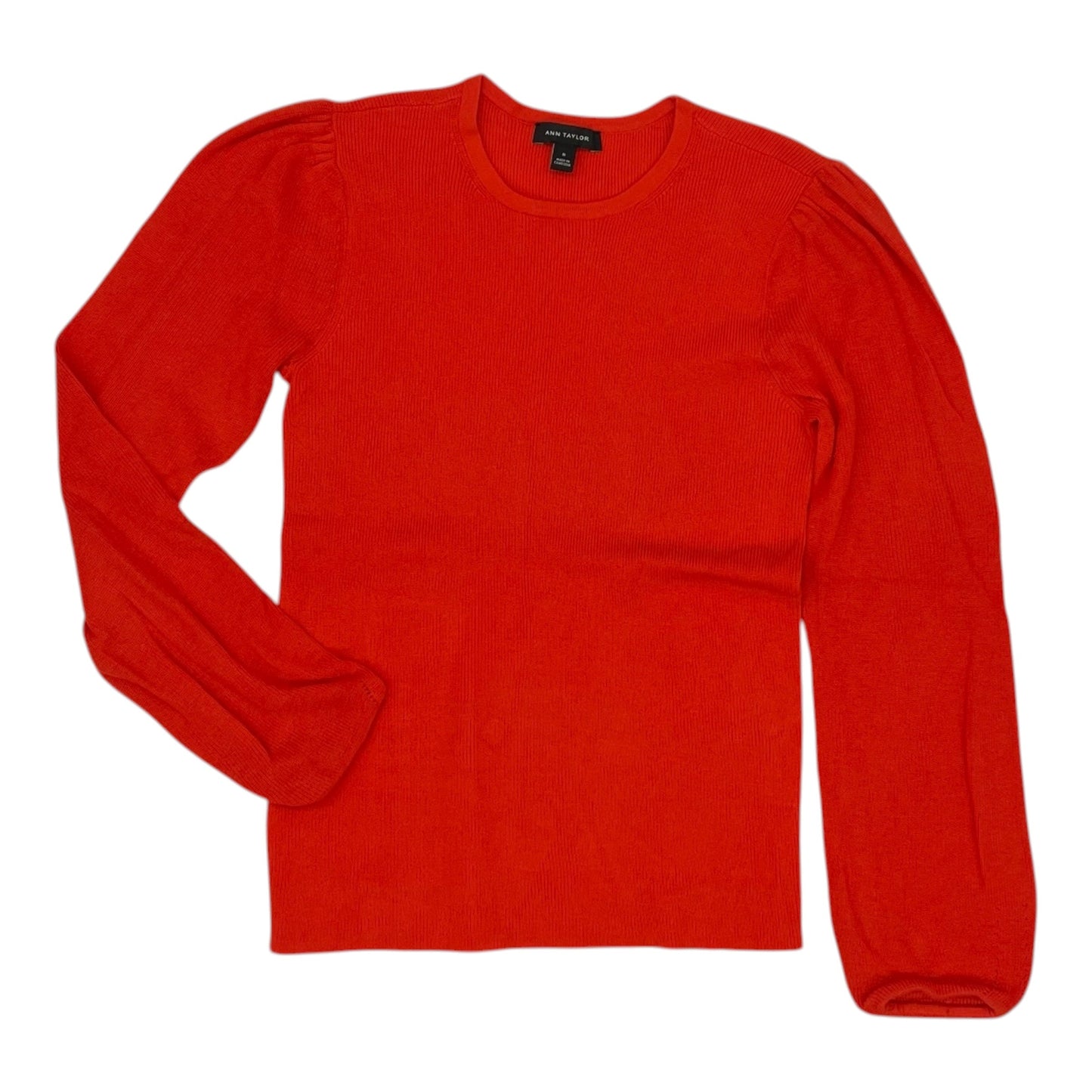 Sweater By Ann Taylor In Orange, Size:M
