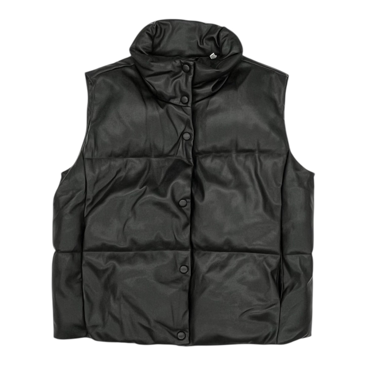 Vest Puffer & Quilted By Calvin Klein In Black, Size:L