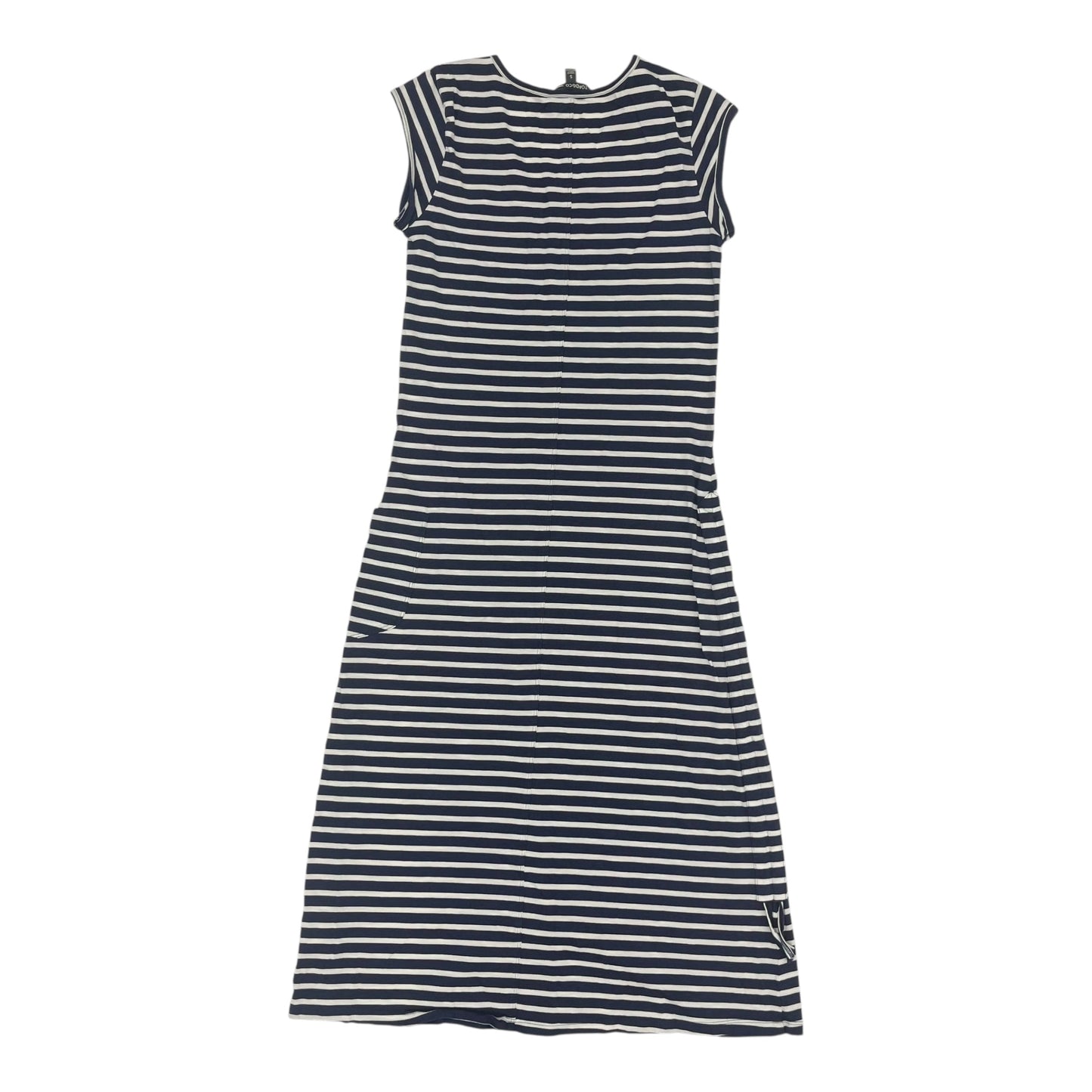 Dress Casual Maxi By Toad & Co In Blue & White, Size:S