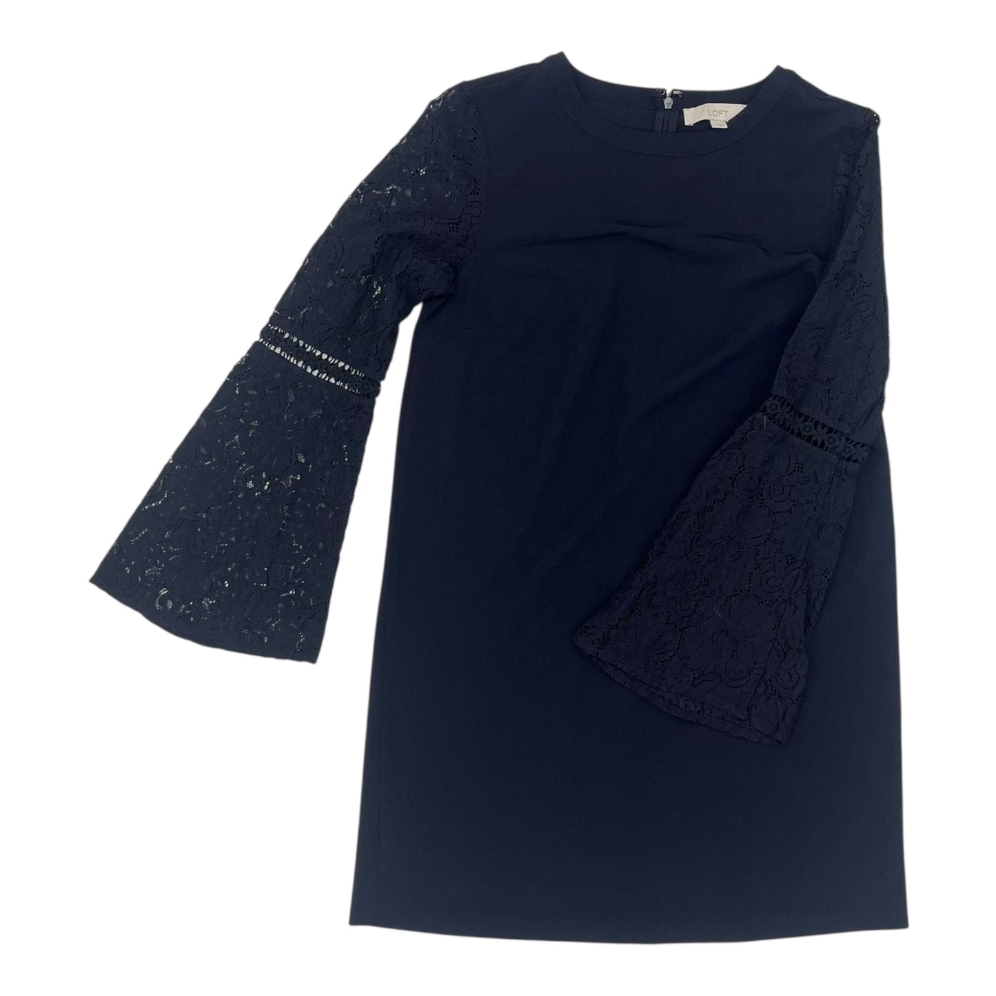 Dress Work By Loft In Navy, Size:2