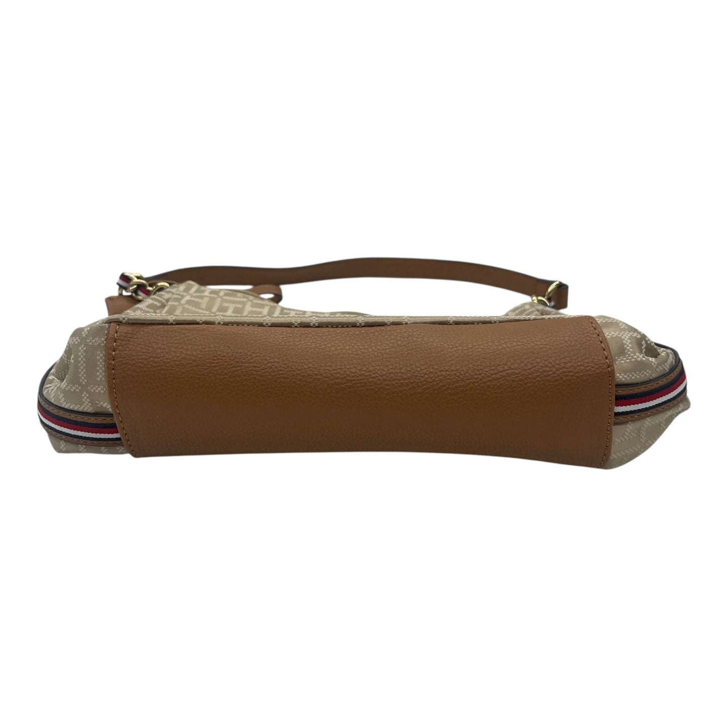 Handbag By Tommy Hilfiger In Tan, Size:Medium