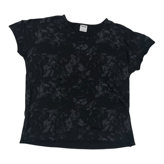 Athletic Top Ss By Gym Shark In Black, Size:L