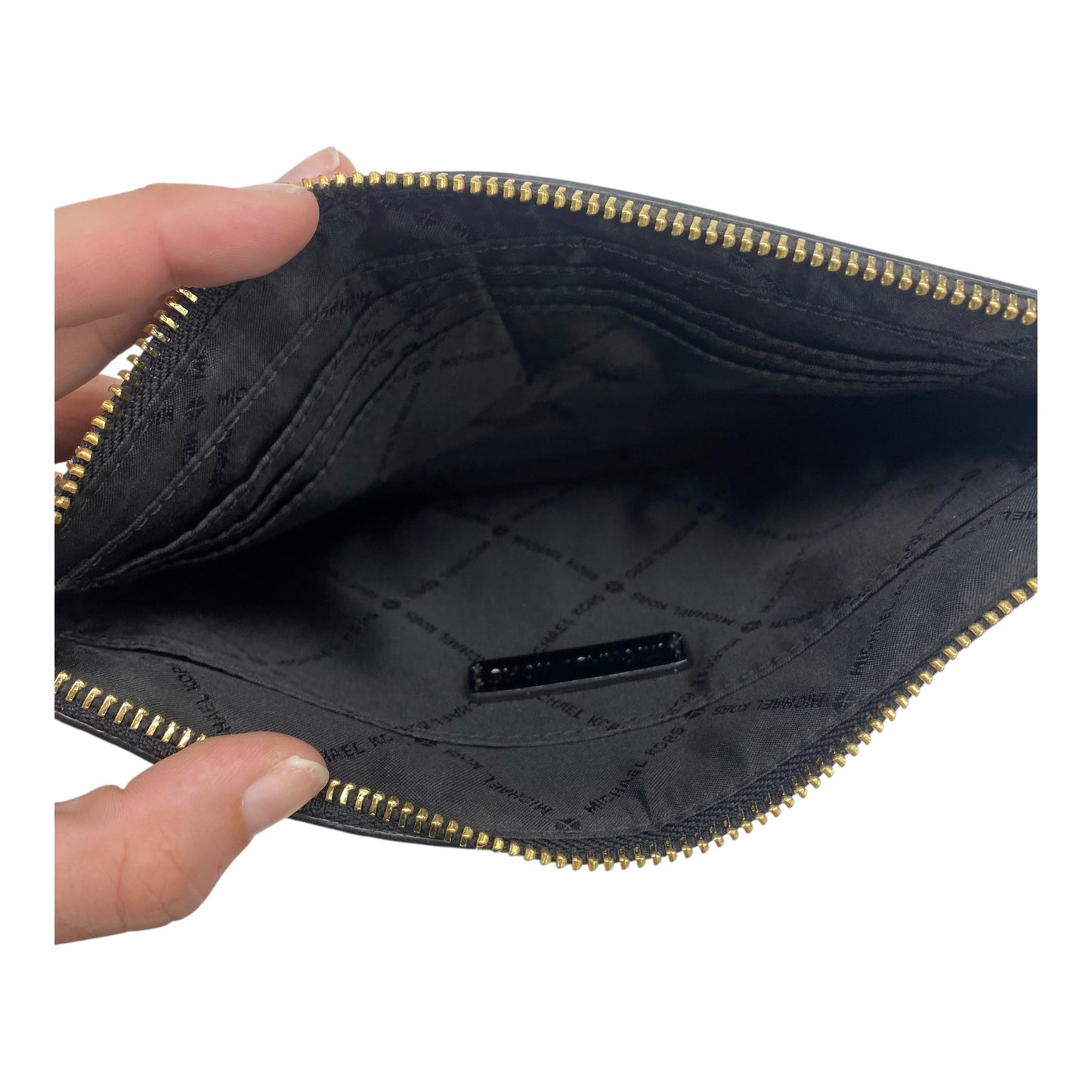 Wristlet Designer By Michael Kors In Black, Size:Large