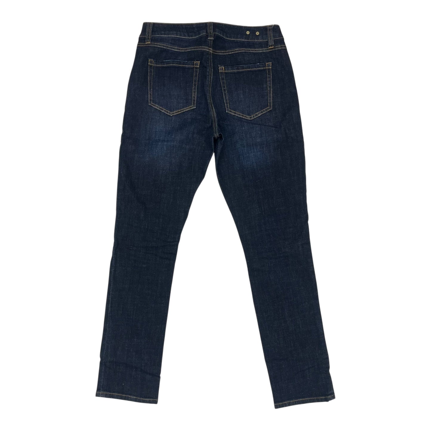 Jeans Straight By Cabi In Blue Denim, Size:4