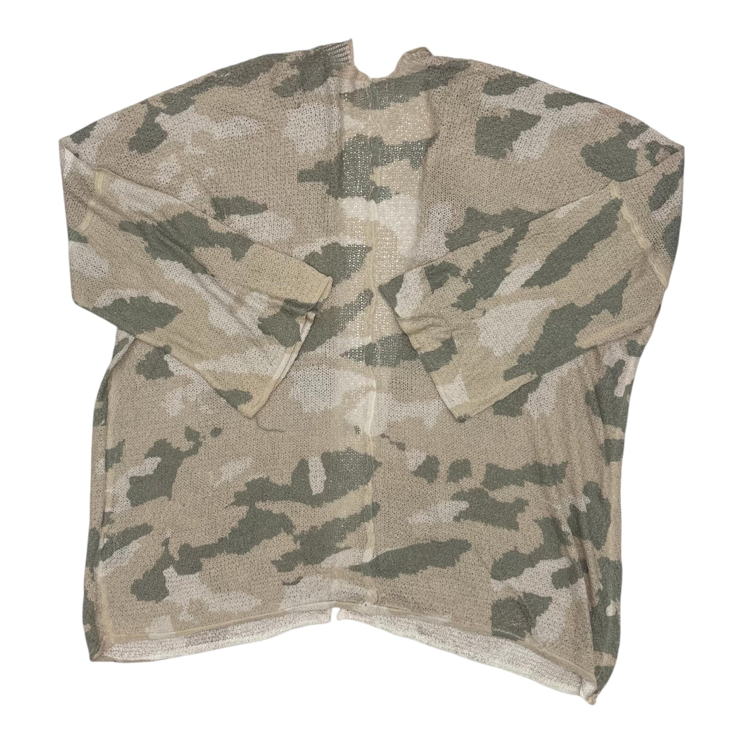 Cardigan By Pol In Camouflage Print, Size:M